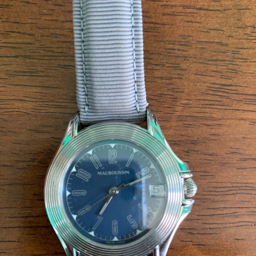 MAUBOUSSIN men’swatch,excellent condition,like new